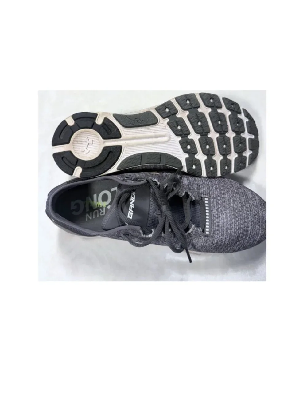 Under Armour Charged Bandit Gray Running Shoes Men's 9.5 Athleisure